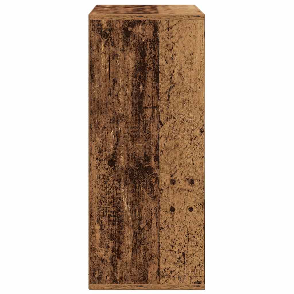 Bokhylle gammelt tre 60x30x71,5 cm konstruert tre