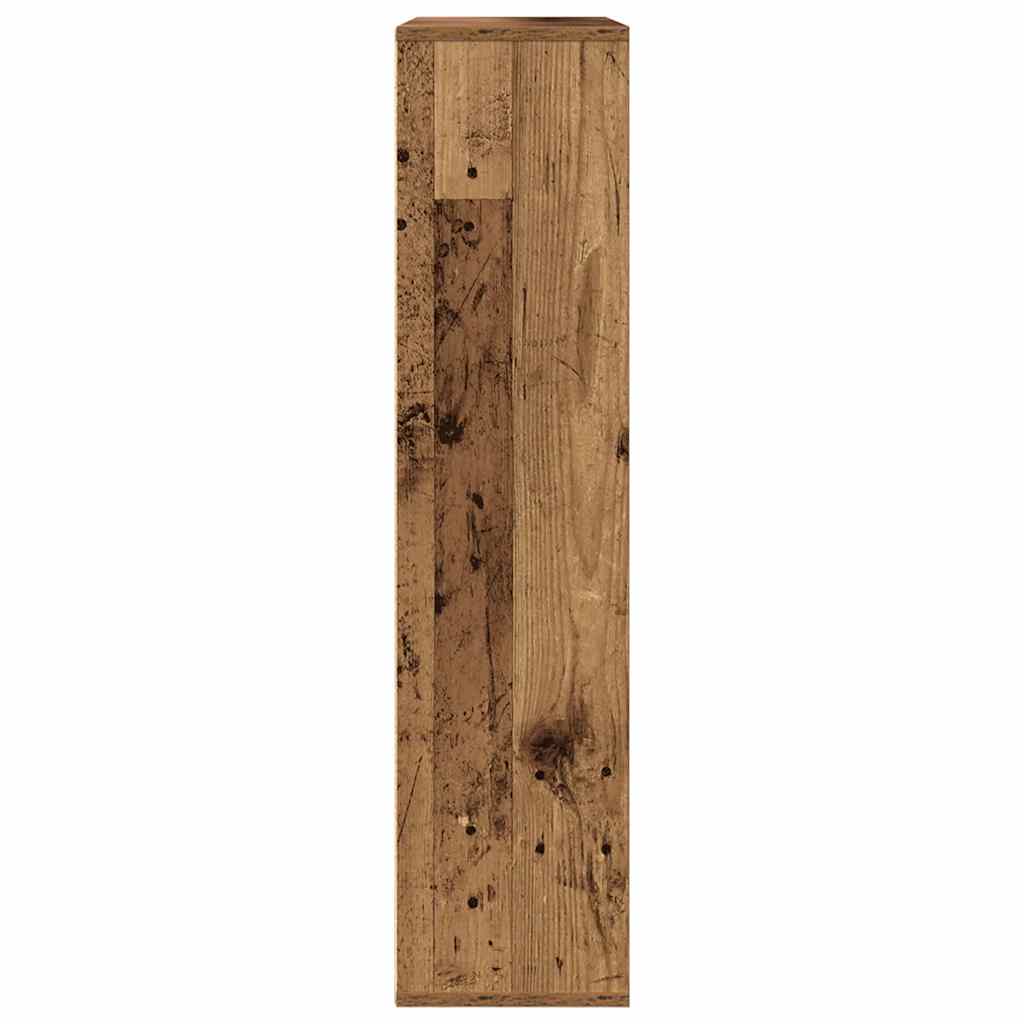 Bokhylle gammelt tre 89x24x101,5 cm konstruert tre