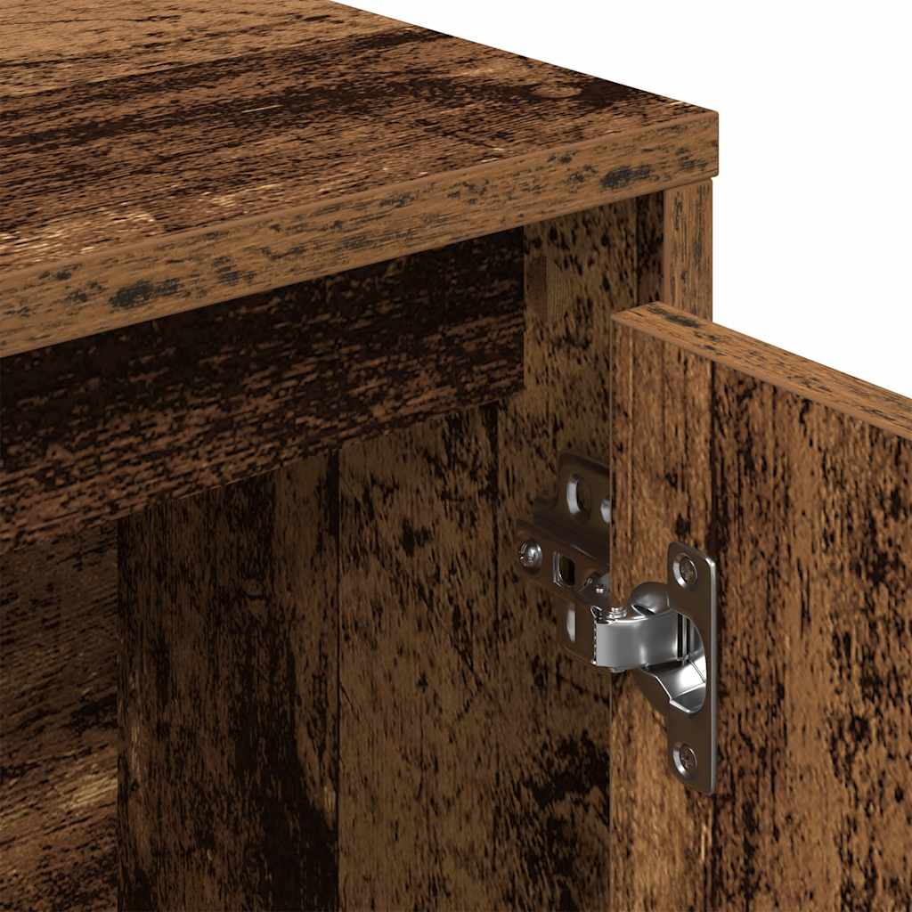 Bokhylle gammelt tre 89x24x101,5 cm konstruert tre