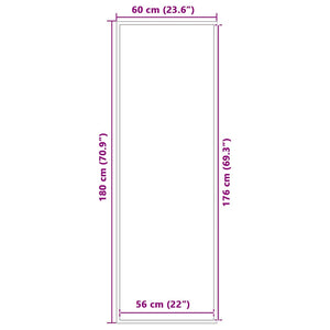 Dørmatte Brun 60x180 cm