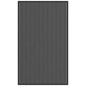 Dørmatte Stripe Svart og Grå 90x150 cm