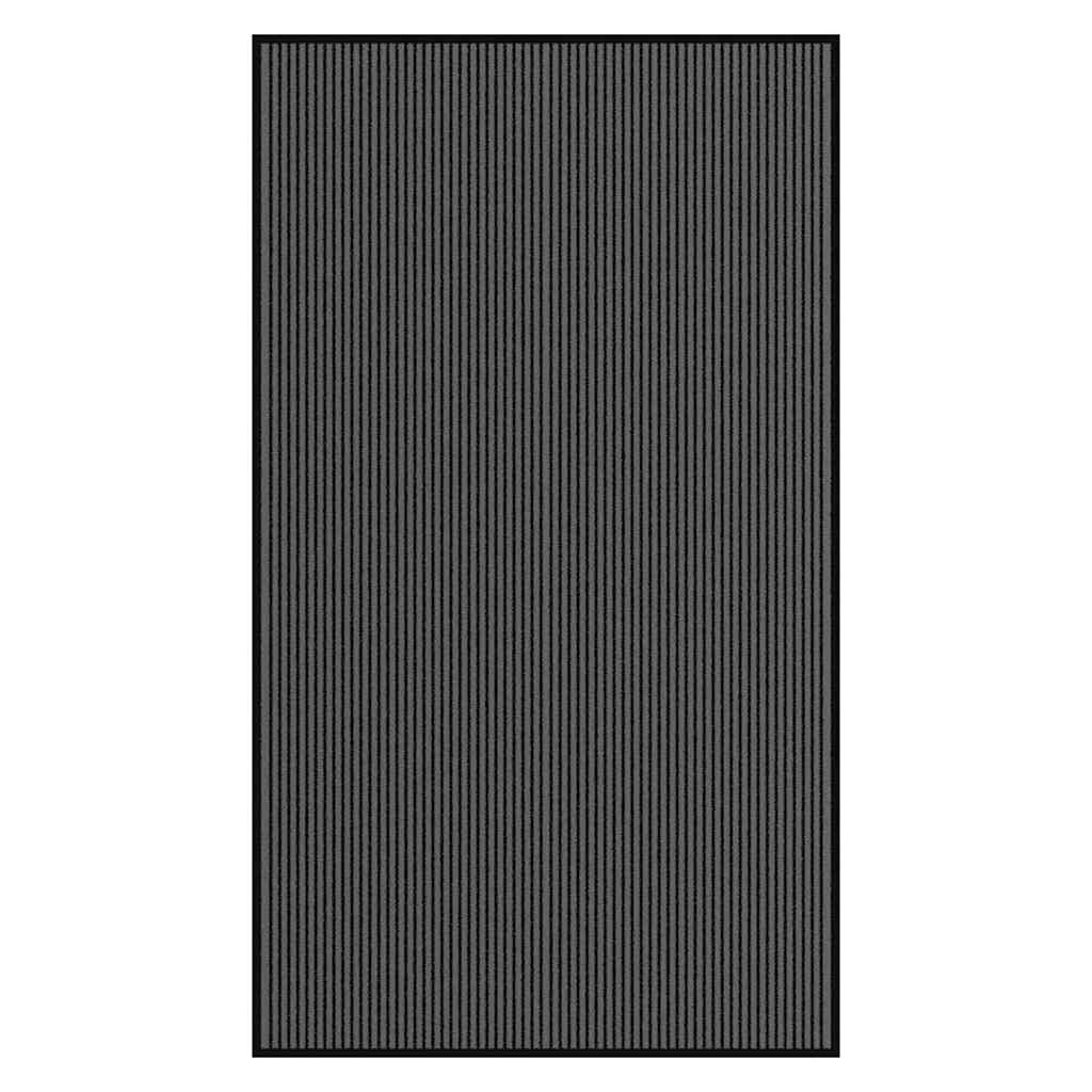 Dørmatte Stripe Sort og Grå 115x200 cm