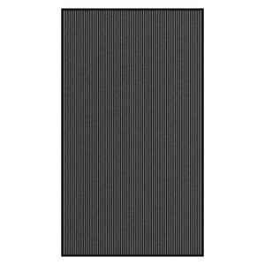 Dørmatte Stripe Sort og Grå 115x200 cm