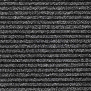 Dørmatte Stripe Sort og Grå 115x200 cm