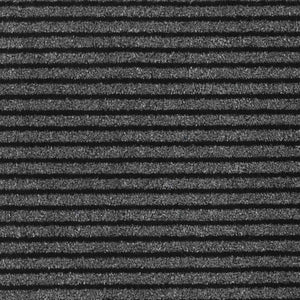 Dørmatte Stripe Sort og Grå 115x300 cm