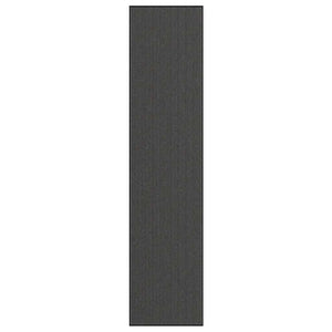 Dørmatte Stripe Svart og Grå 115x500 cm