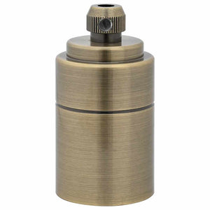 Lampeholdere 2 stk bronse E27