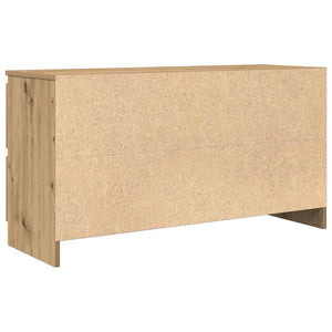 TV-benk artisan eik 100x35x54 cm konstruert tre