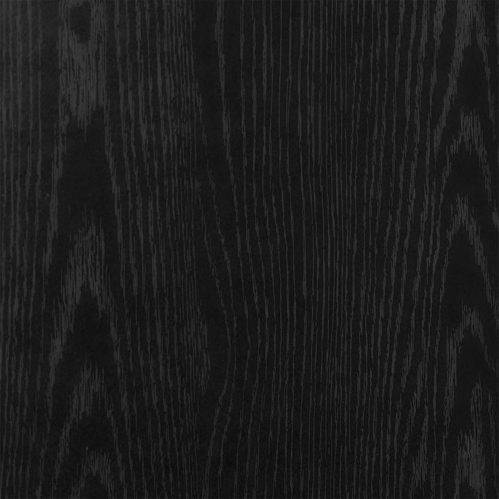 Skoskap svart eik 25x27x102 cm konstruert tre