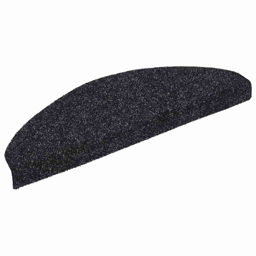 Selvklebende trappematter 20 stk svart 65x21x4 cm