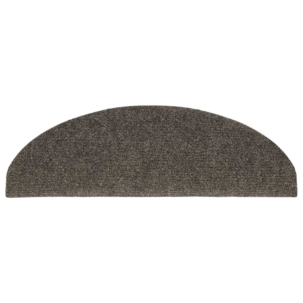 Selvklebende trappematter 20 stk antrasitt 65x21x4 cm