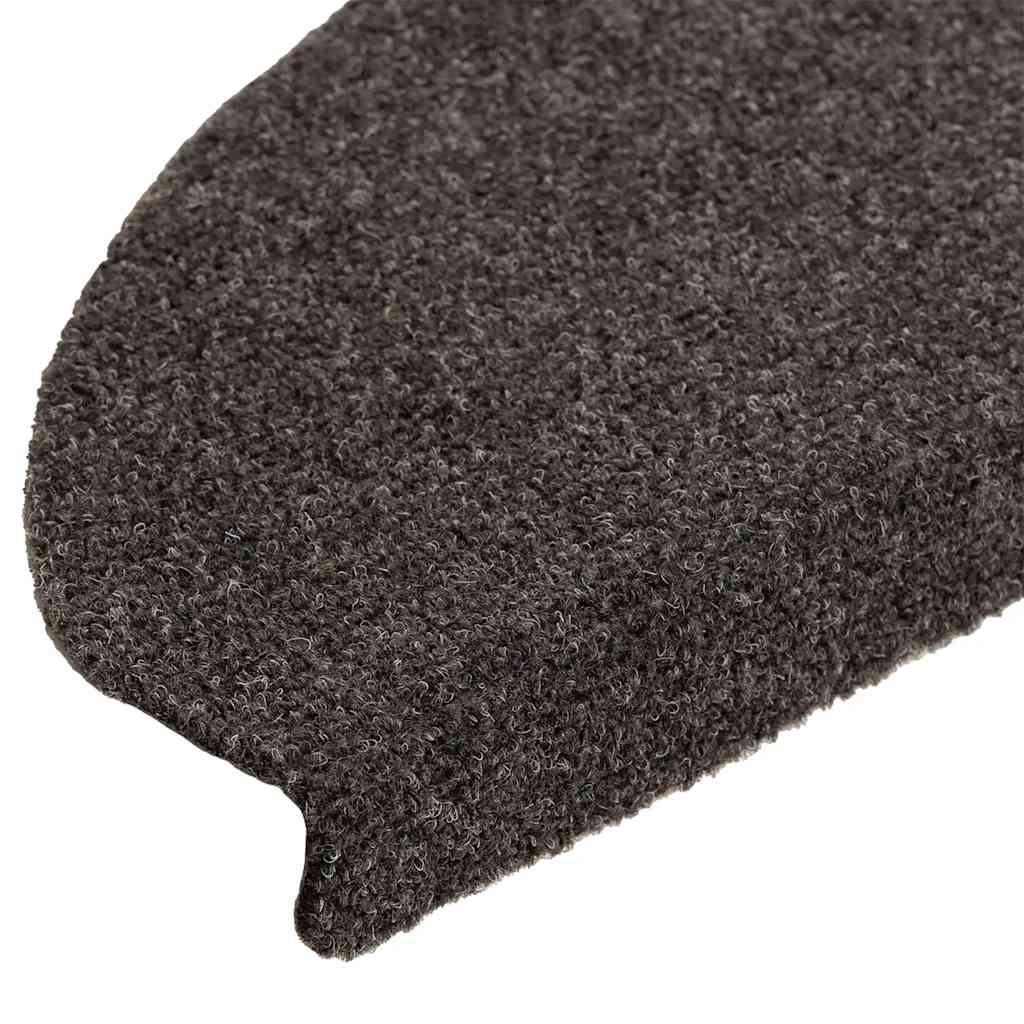 Selvklebende trappematter 20 stk antrasitt 65x21x4 cm