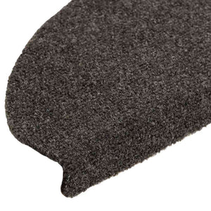 Selvklebende trappematter 20 stk antrasitt 65x21x4 cm
