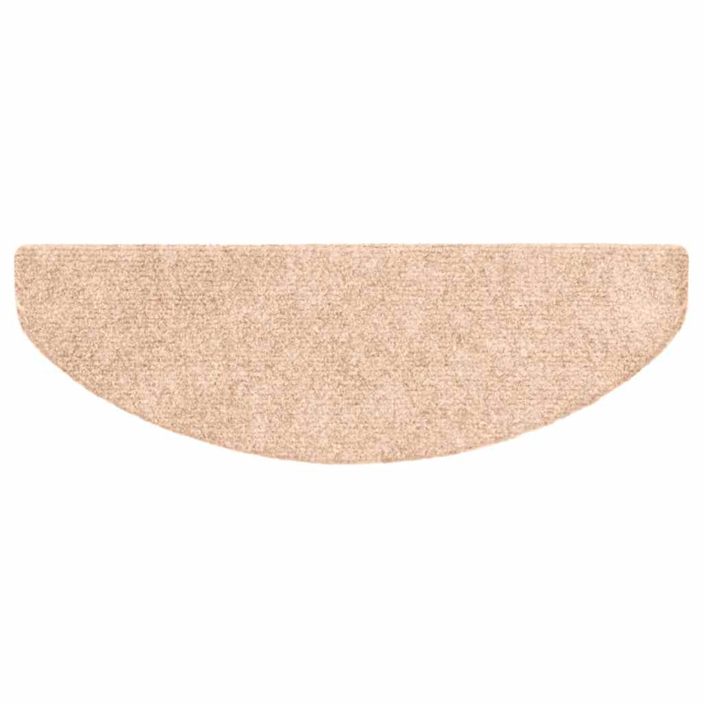 Selvklebende trappematter 30 stk kremhvit 65x21x4 cm