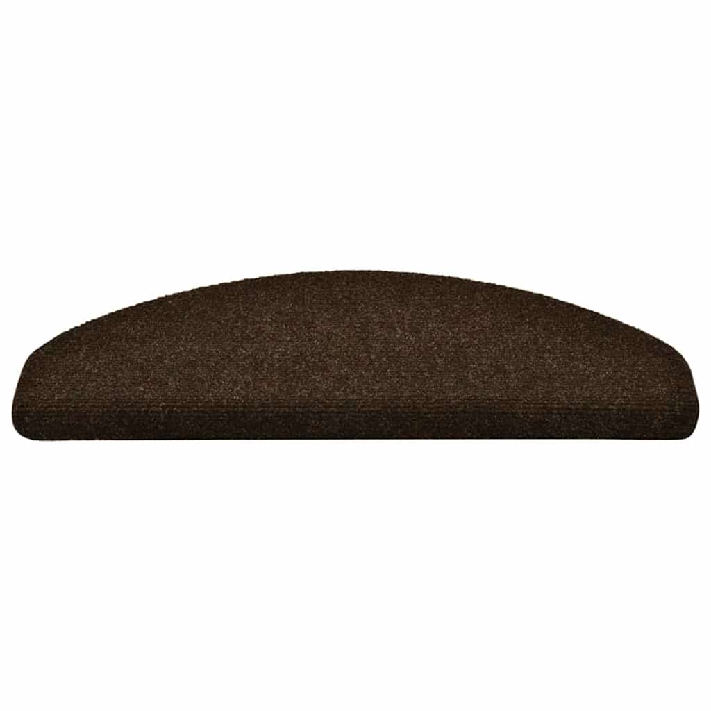 Selvklebende trappematter 30 stk 65x21x4 cm brun