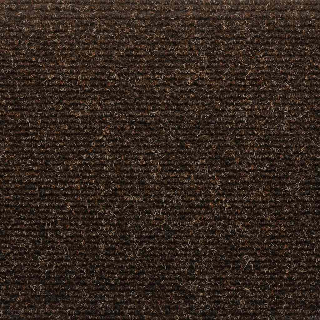 Selvklebende trappematter 30 stk 65x21x4 cm brun