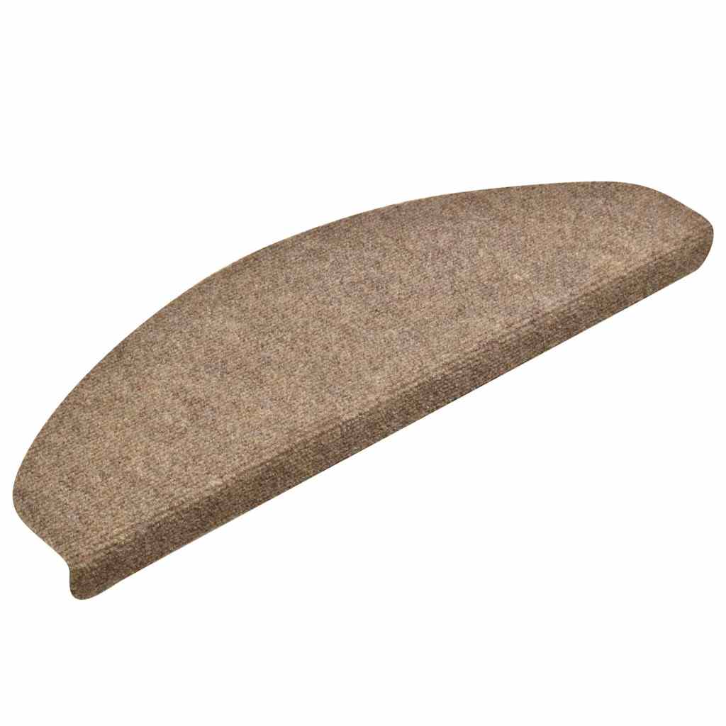 Selvklebende trappematter 30 stk kremhvit 65x21x4 cm