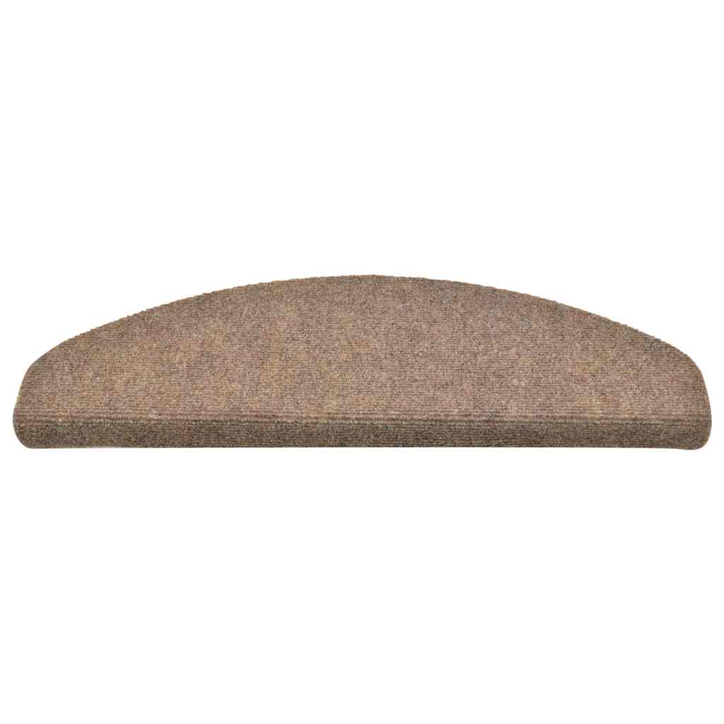 Selvklebende trappematter 30 stk kremhvit 65x21x4 cm