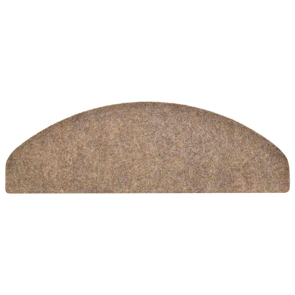 Selvklebende trappematter 30 stk kremhvit 65x21x4 cm