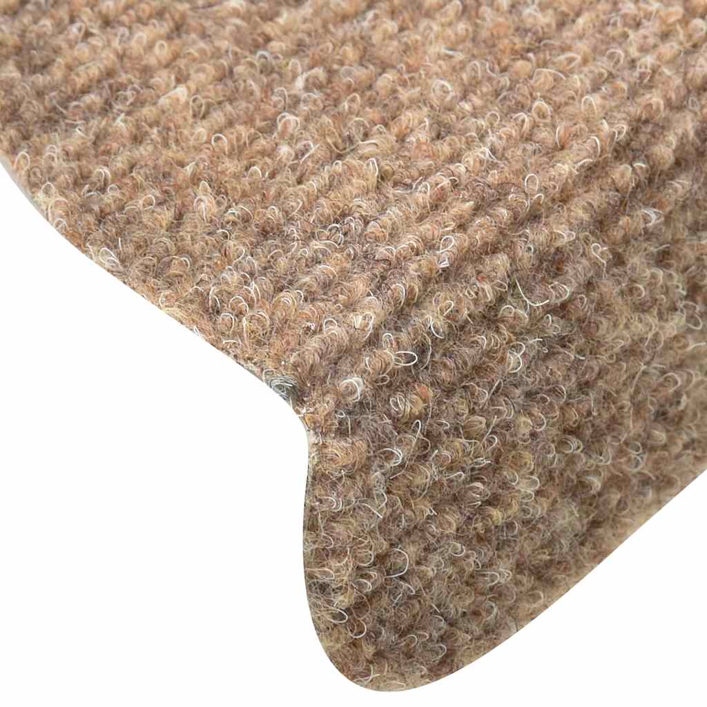 Selvklebende trappematter 30 stk kremhvit 65x21x4 cm