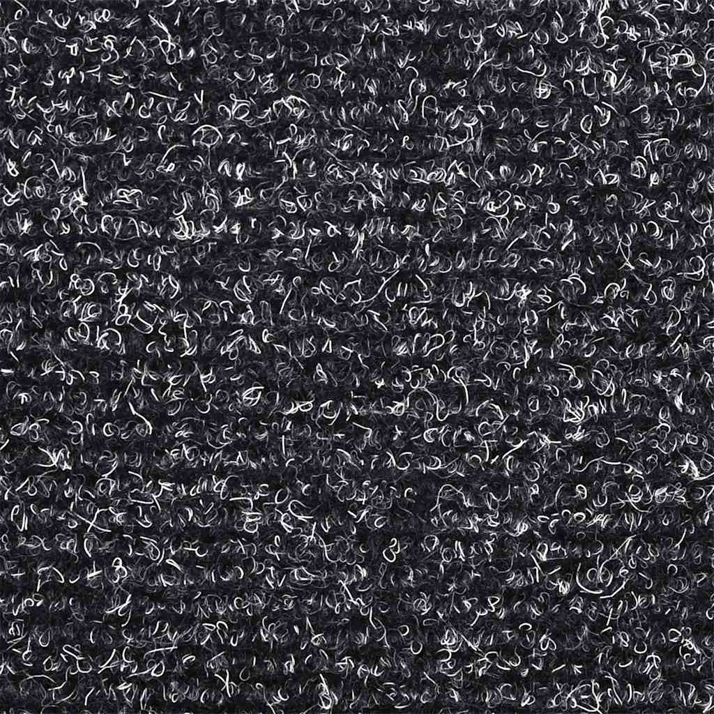 Selvklebende trappematter 20 stk mørkegrå 56x17x3 cm