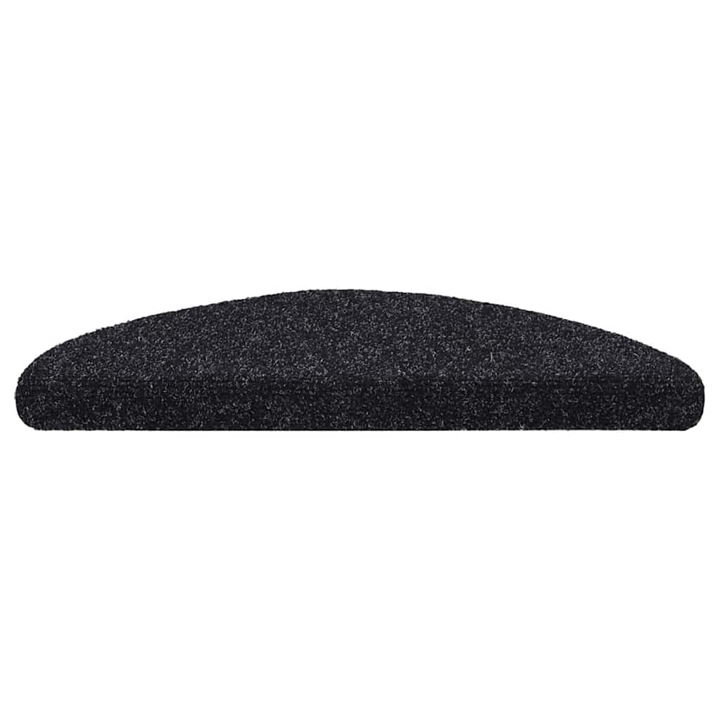 Selvklebende trappematter 20 stk svart 56x17x3 cm