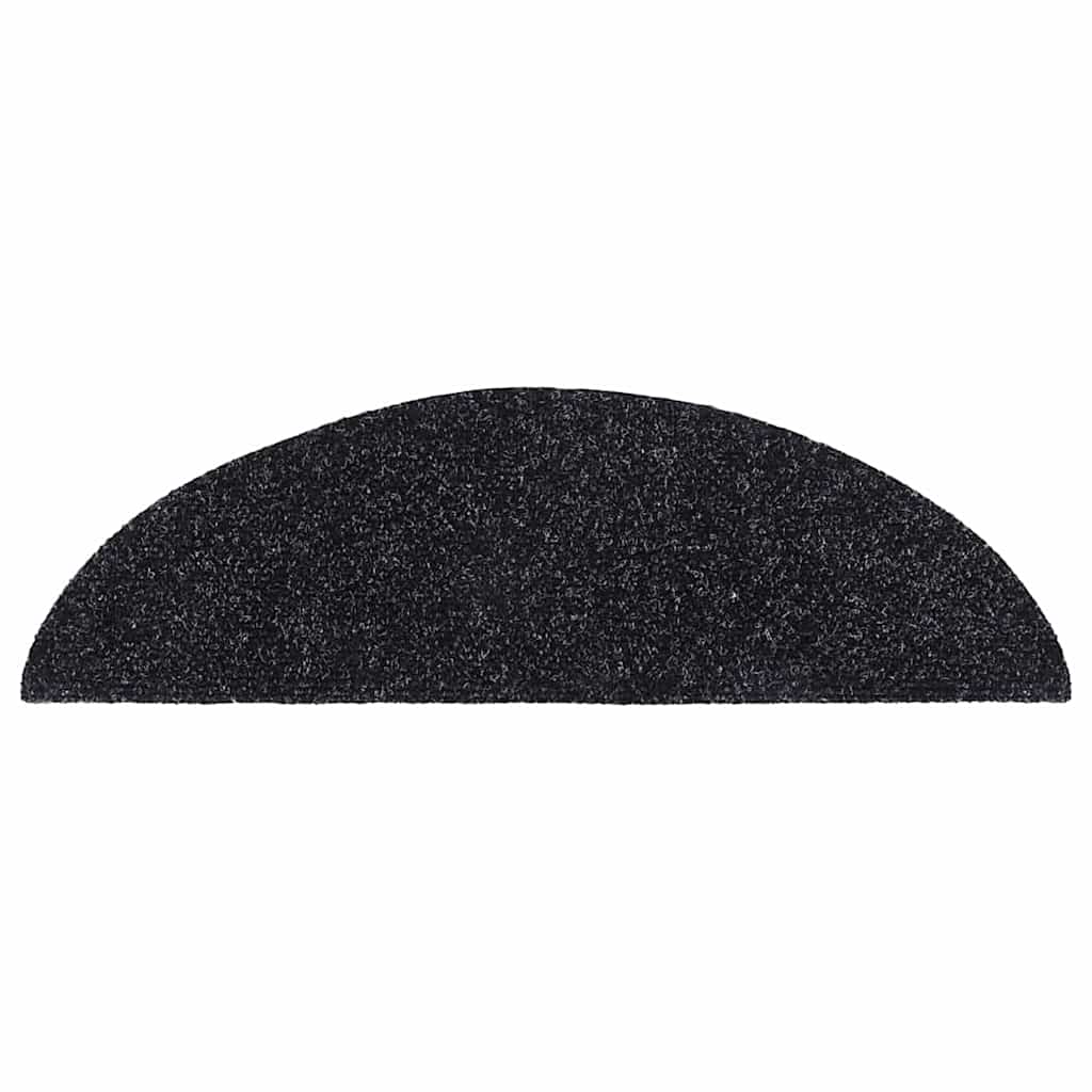 Selvklebende trappematter 20 stk svart 56x17x3 cm