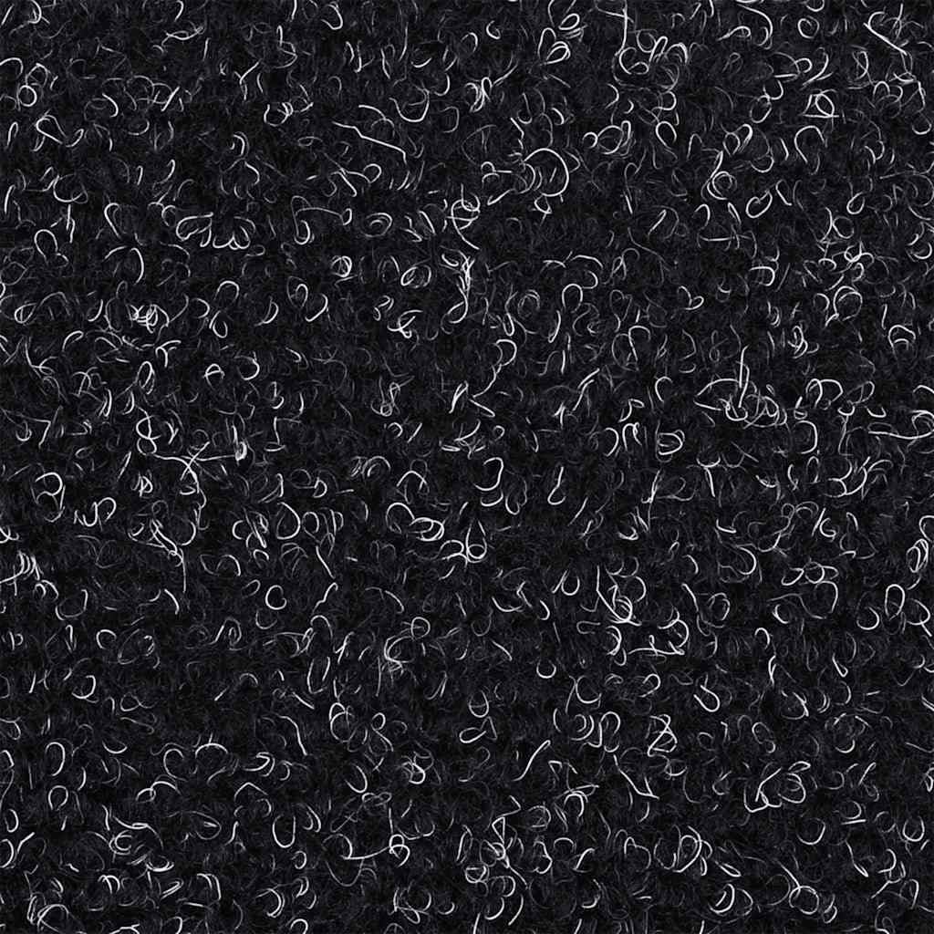 Selvklebende trappematter 20 stk svart 56x17x3 cm