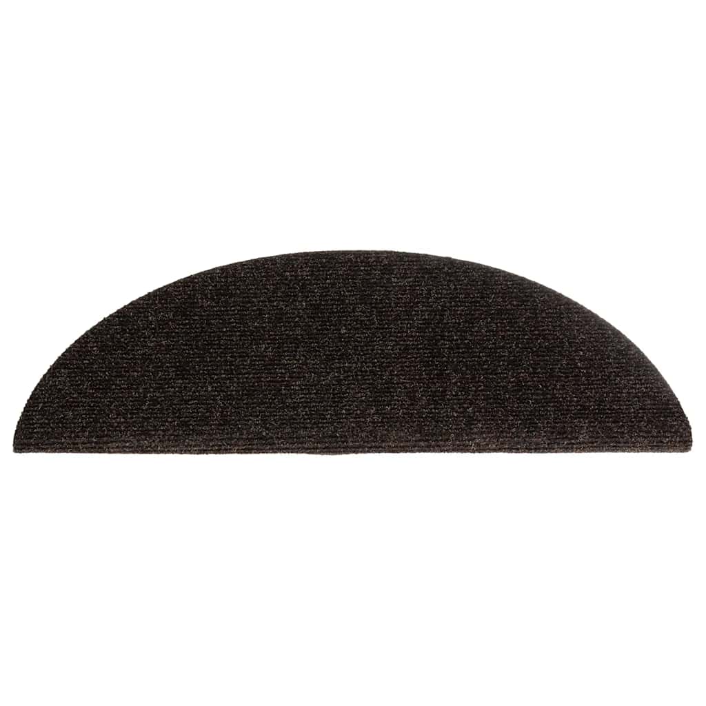 Selvklebende trappematter 20 stk brun 56x17x3 cm