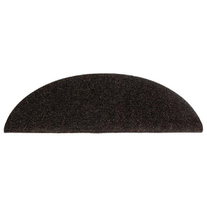Selvklebende trappematter 20 stk brun 56x17x3 cm