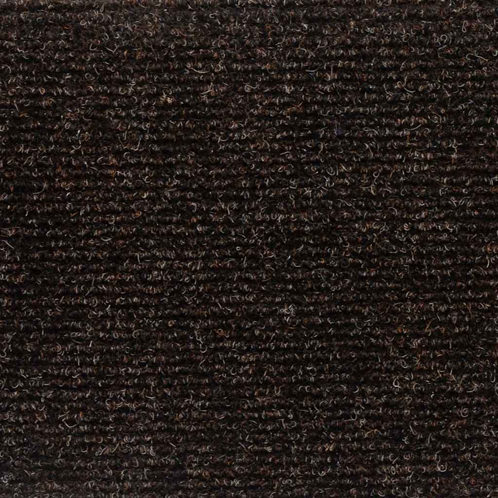 Selvklebende trappematter 20 stk brun 56x17x3 cm