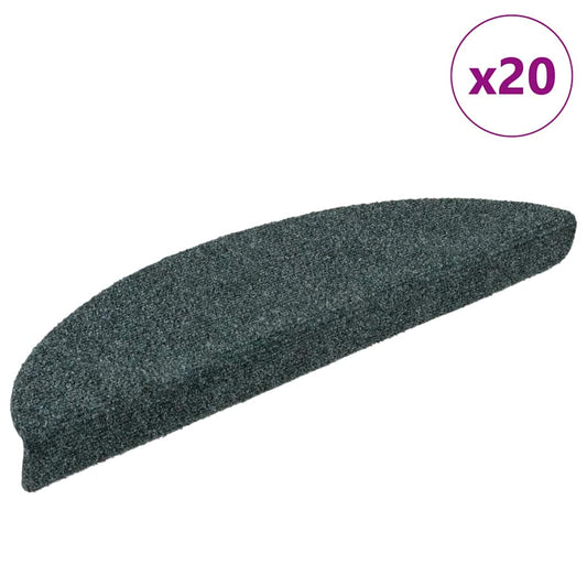 Selvklebende trappematter 20 stk grønn 56x17x3 cm