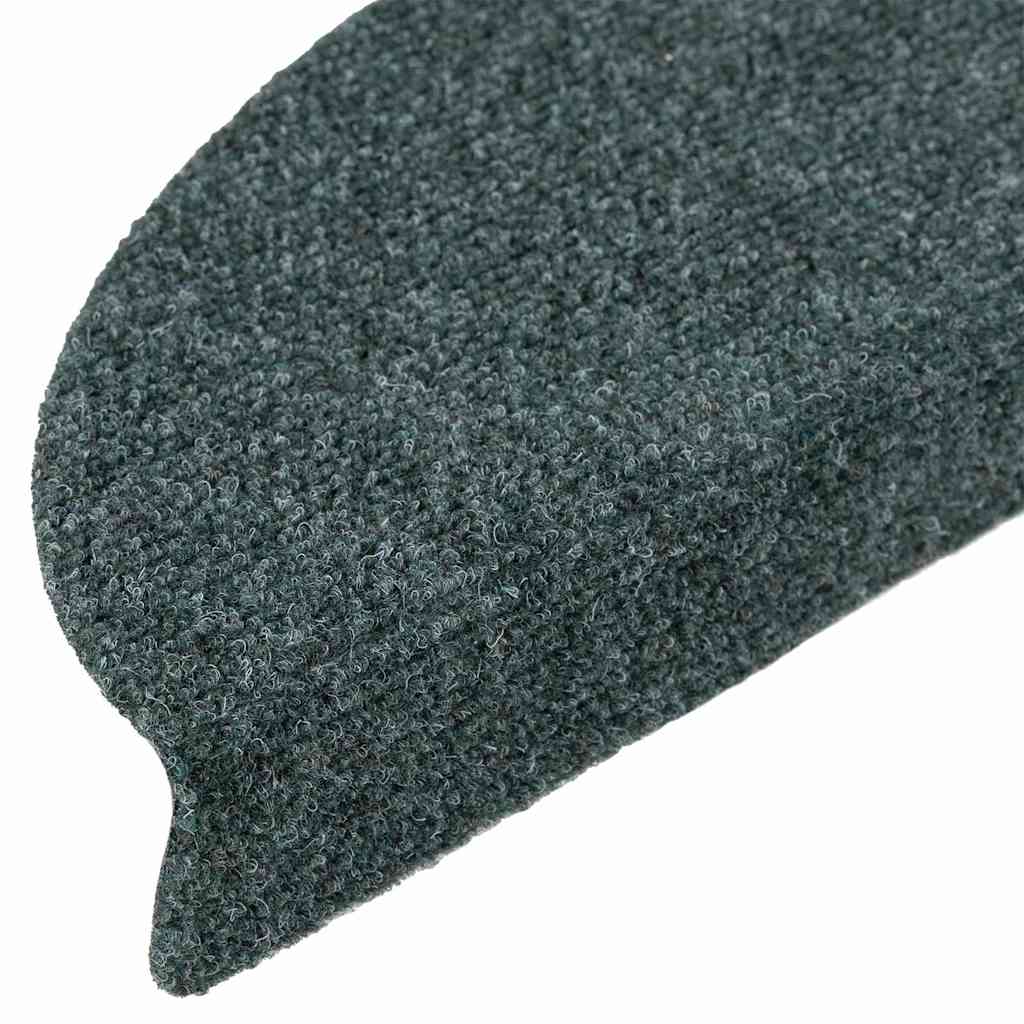 Selvklebende trappematter 20 stk grønn 56x17x3 cm
