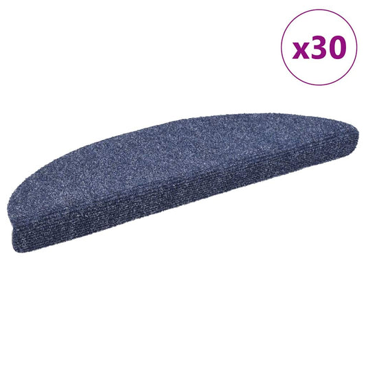 Selvklebende trappematter 30 stk blå 56x17x3 cm