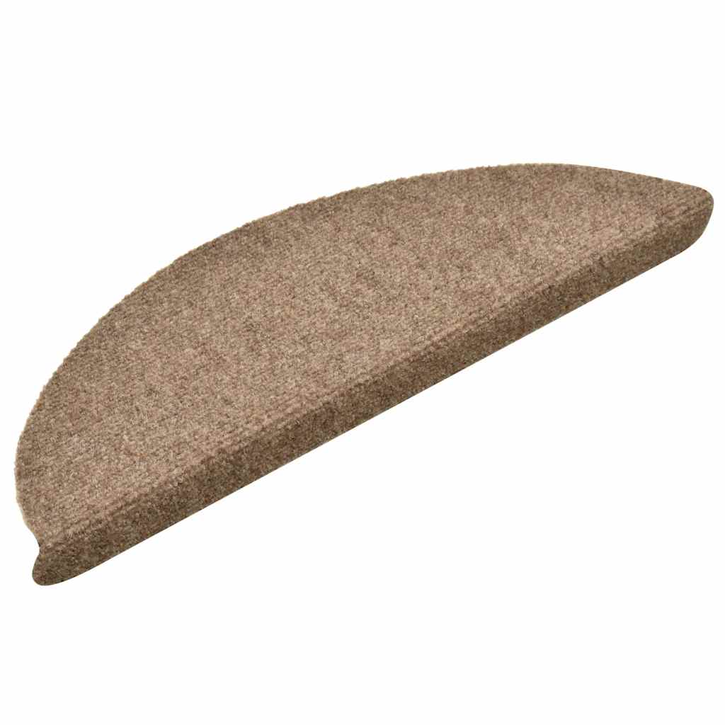 Selvklebende trappematter 30 stk kremhvit 56x17x3 cm