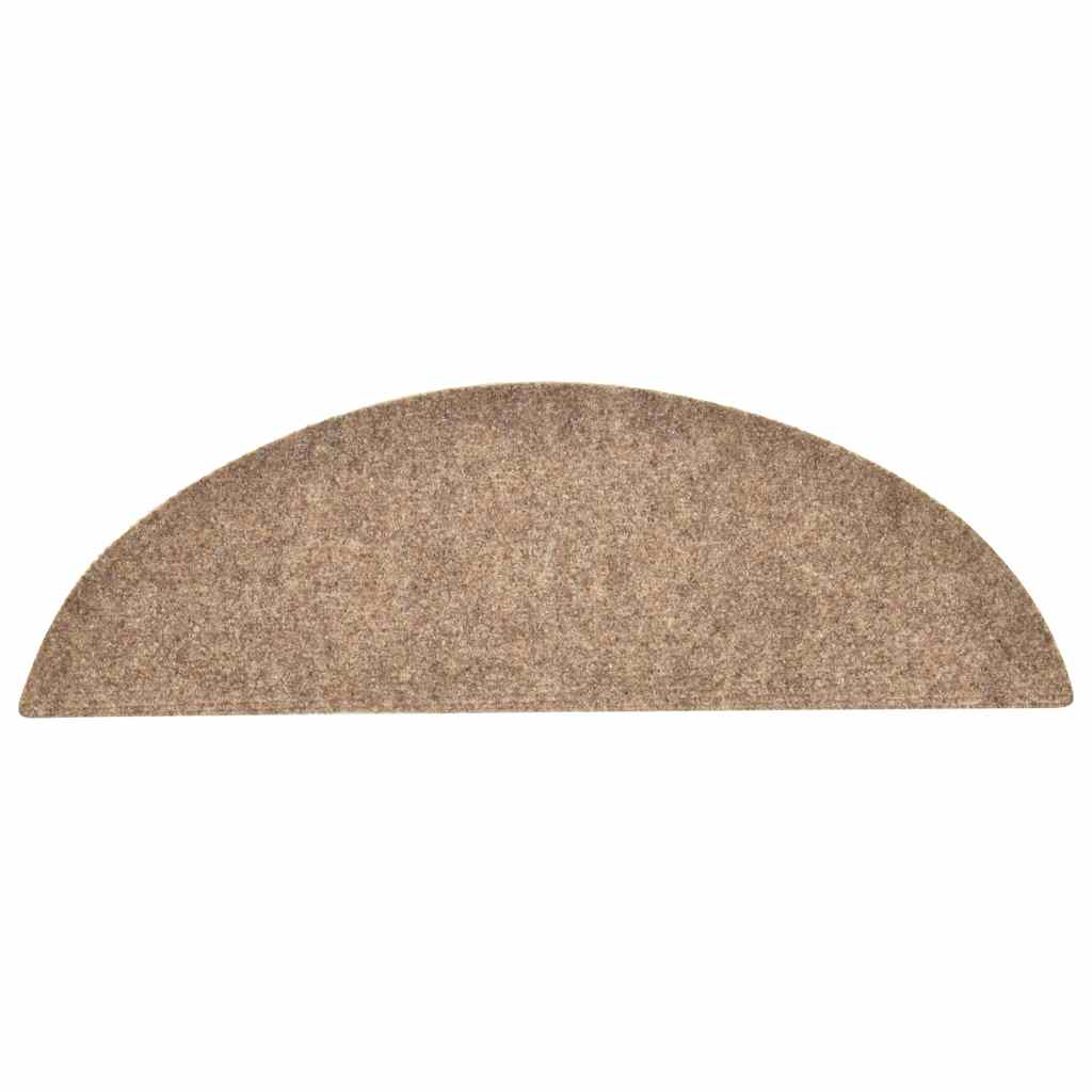 Selvklebende trappematter 30 stk kremhvit 56x17x3 cm