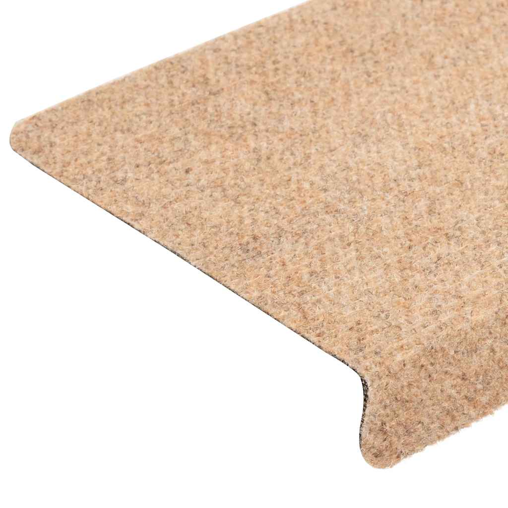 Selvklebende trappematter 30 stk kremhvit 65x21x4 cm