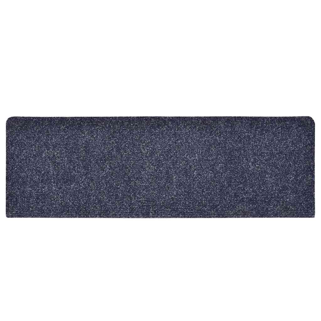 Selvklebende trappematter 30 stk blå 65x21x4 cm