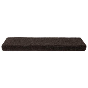 Self-adhesive stair mats 30 pcs 65x21x4 cm brown