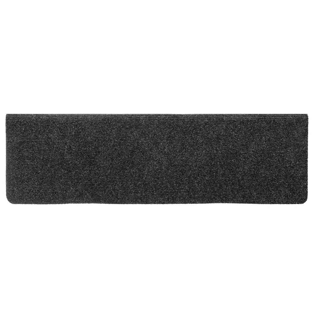 Selvklebende trappematter 30 stk antrasitt 65x21x4 cm