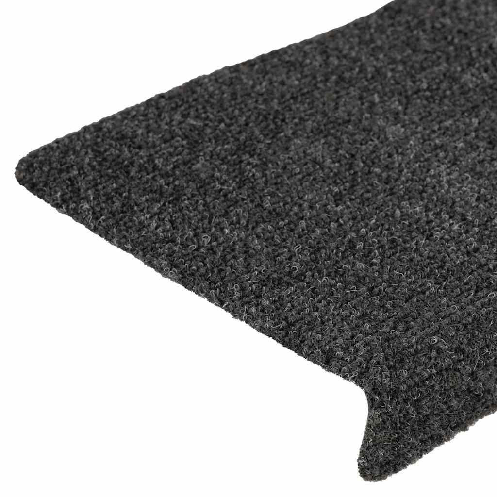 Selvklebende trappematter 30 stk antrasitt 65x21x4 cm