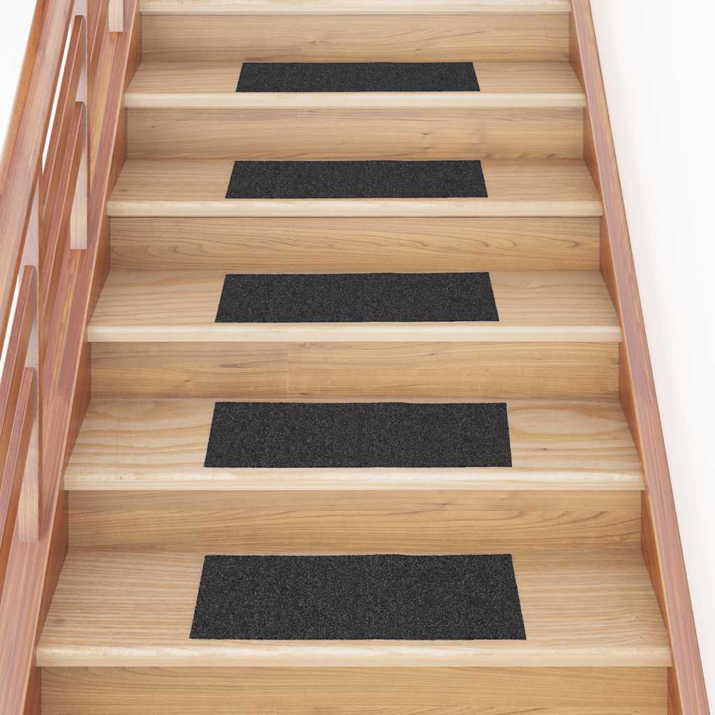 Trappematter selvklebende 30 stk antrasitt 60x25 cm rektangulær