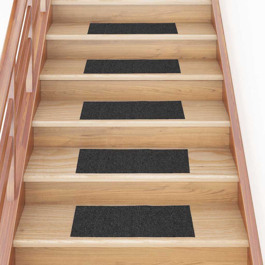 Trappematter selvklebende 30 stk antrasitt 60x25 cm rektangulær