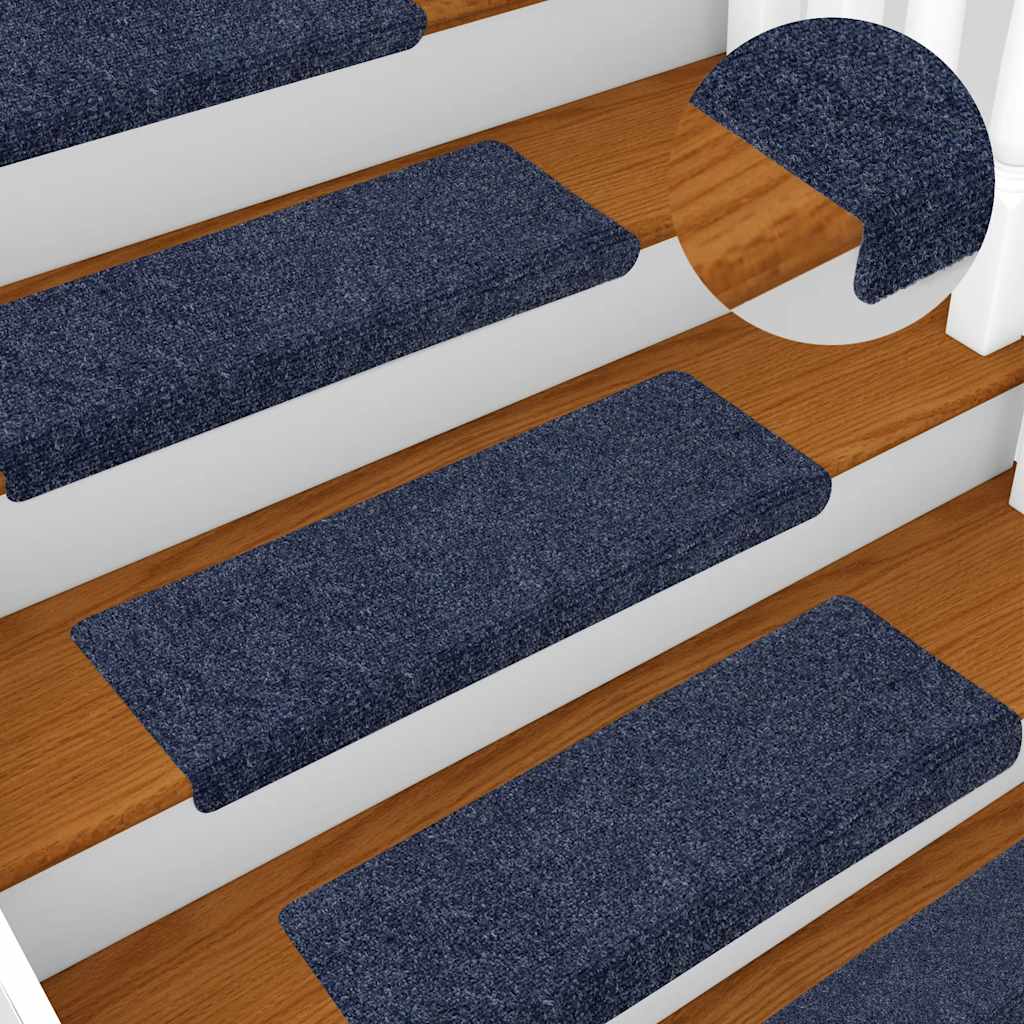 Selvklebende trappematter 20 stk antrasitt 65x21x4 cm