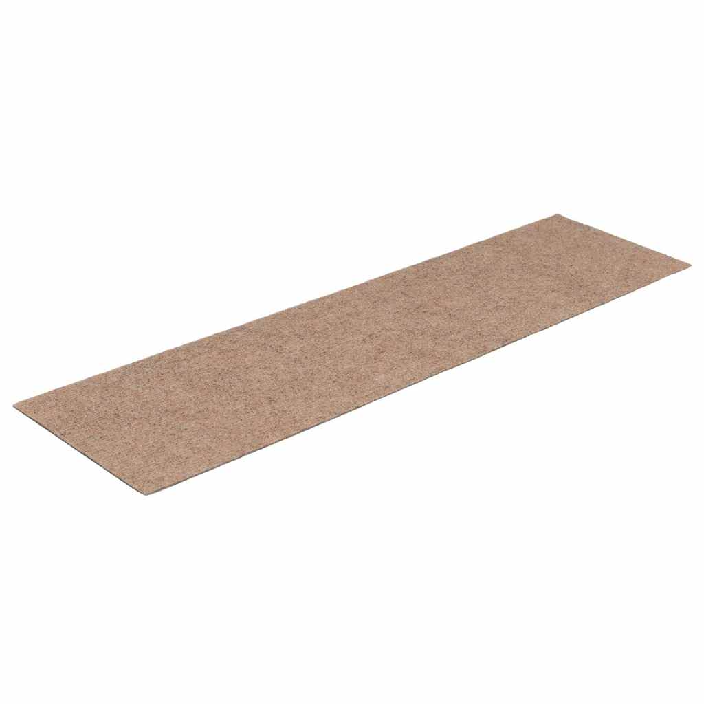Trappematter selvklebende 30 stk lysebrun 76x20 cm rektangulær