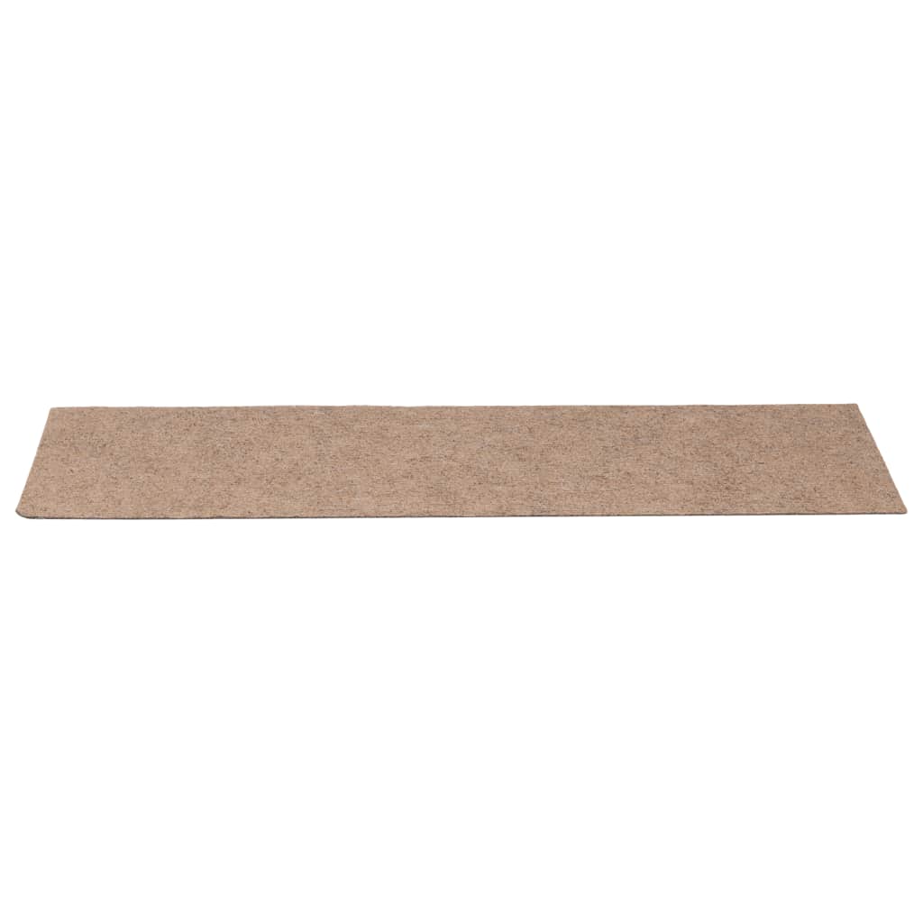 Trappematter selvklebende 30 stk lysebrun 76x20 cm rektangulær