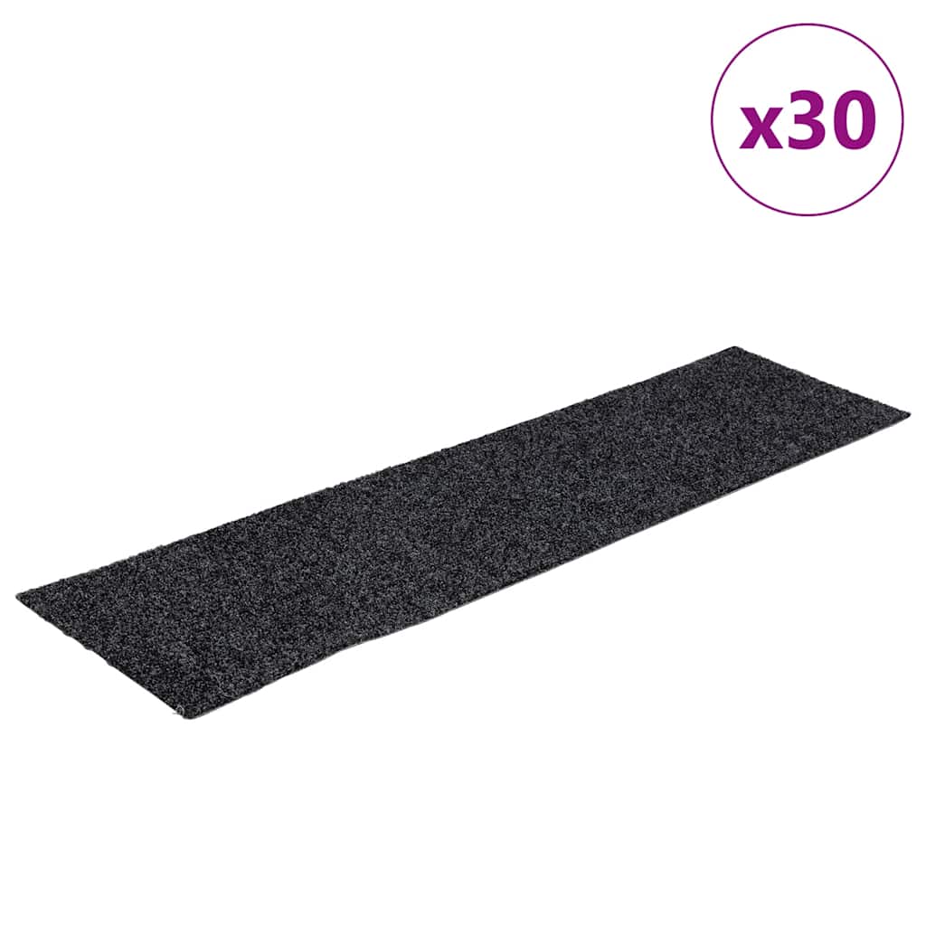 Trappematter selvklebende 30 stk grå 76x20 cm rektangulær