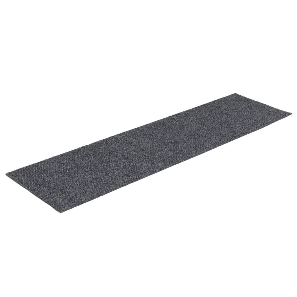 Trappematter selvklebende 30 stk lysegrå 76x20 cm rektangulær
