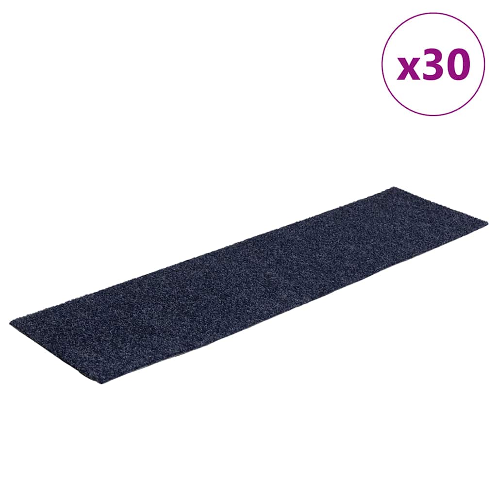 Trappematter selvklebende 30 stk grå blå 76x20 cm rektangulær