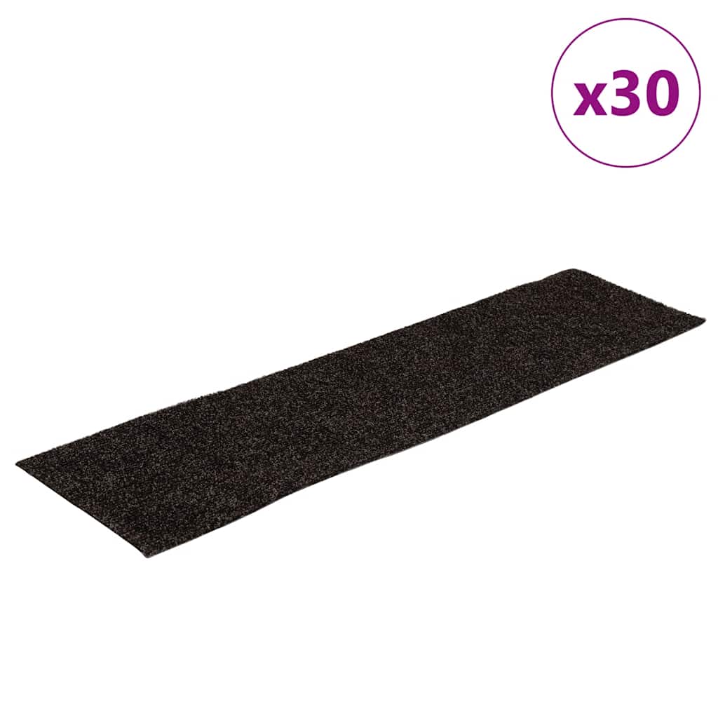Trappematter selvklebende 30 stk brun 76x20 cm rektangulær